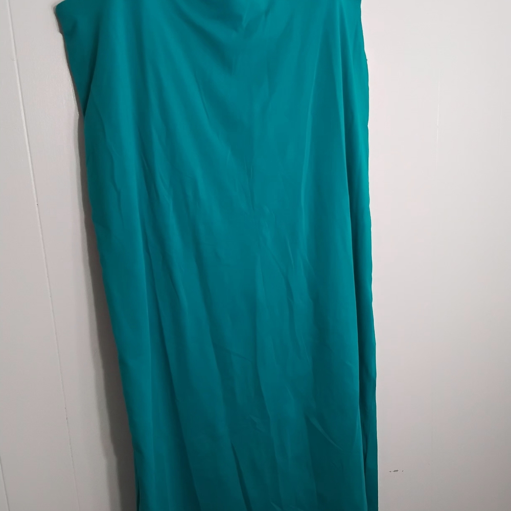 Old Navy Teal Sleeveless Maxi Pencil Skirt